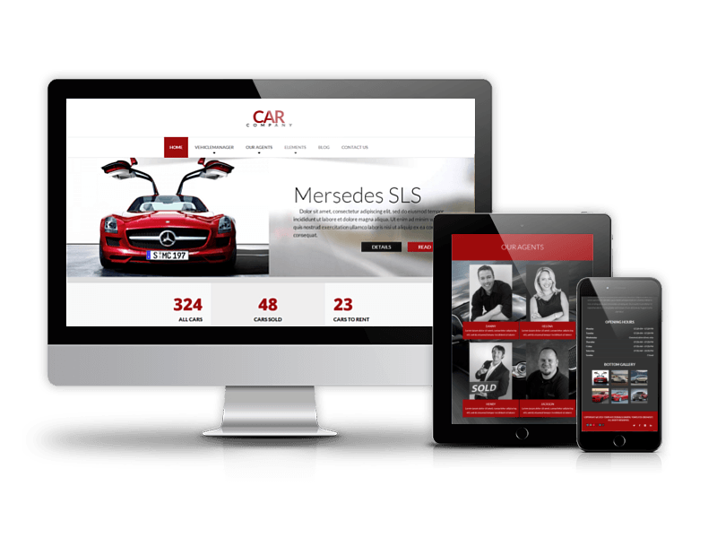 Best Drupal Car Dealer theme 2015 from OrdaSoft - Car Company