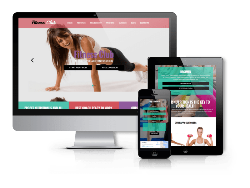 Best Sport Drupal Theme 2015 from OrdaSoft - Fitness Club