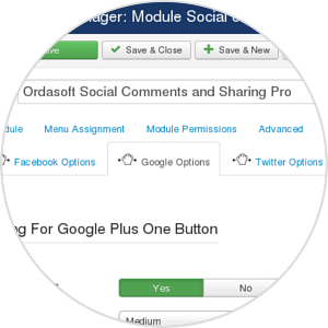 Joomla social plugin Drag and Drop