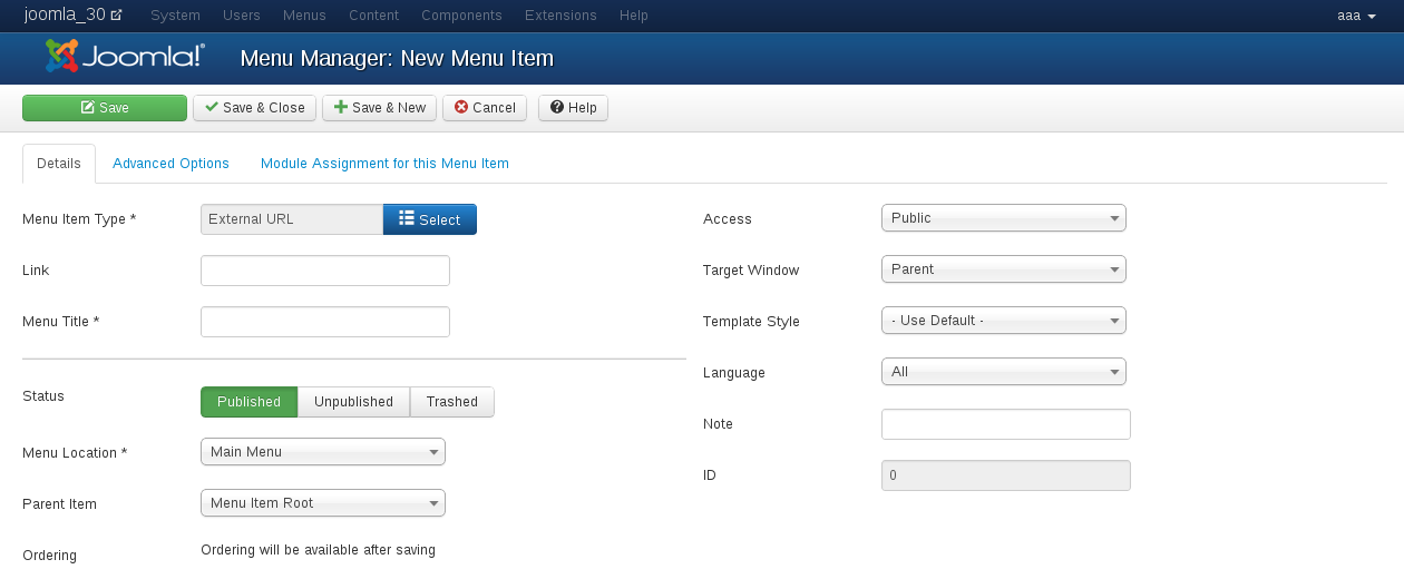 Create a base of search menu for Vehicle Manager - Joomla Car dealer software