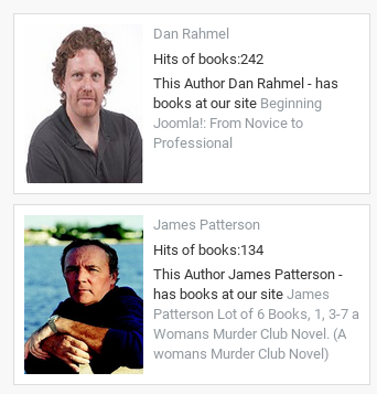 Module Featured Authors for Book Library - book library addon