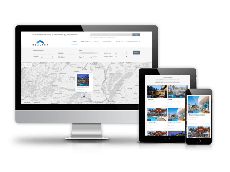 Realtor website template