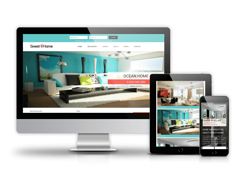 Sweet Home - Real Estate Joomla Template