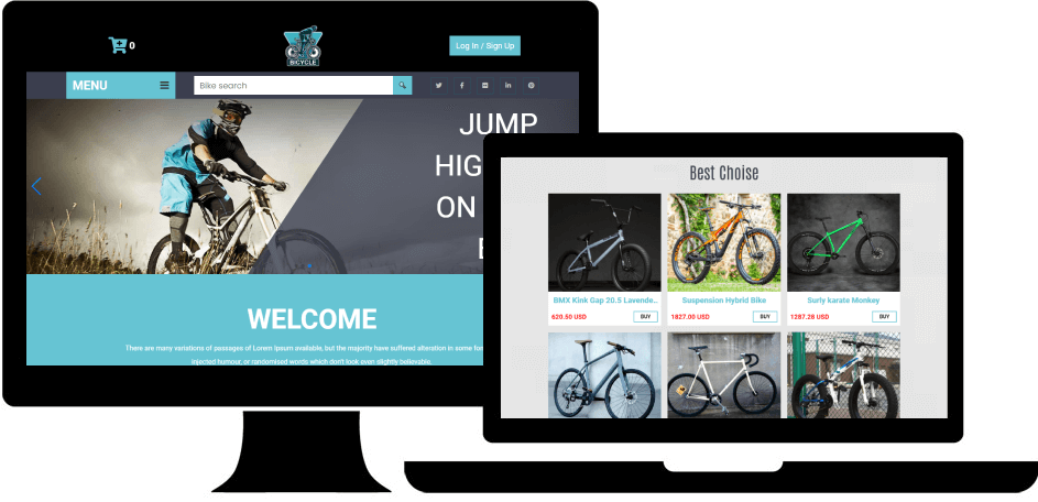 Bicycle website template