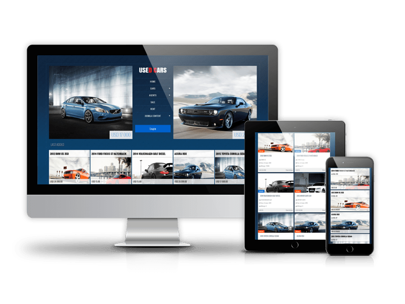 Used Cars, Automotive Joomla Template