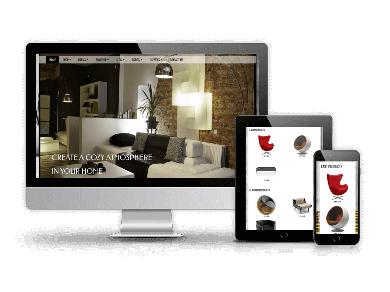 Furniture, Virtuemart eCommerce Joomla template for create shop site