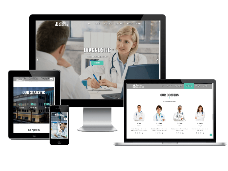 Doctor Booking - Medical Website Template