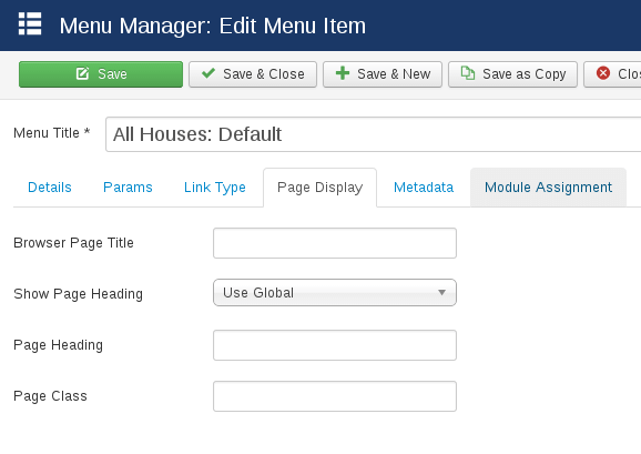 Ability to change browser page title in Real Estate Manager
