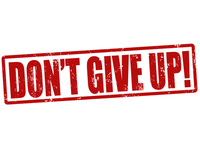 Don't give up to succeed in affiliate marketing