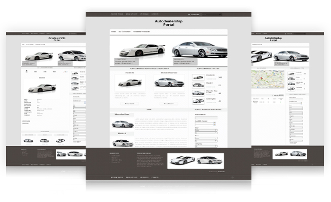 Joomla template package Auto dealership portal may 2012