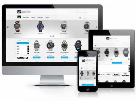 Watches Shop Free VirtueMart Template for Joomla