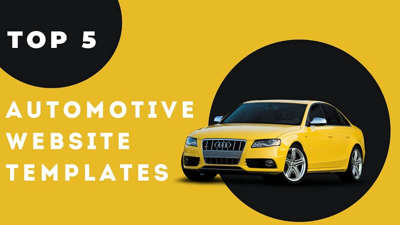 automotive website template article