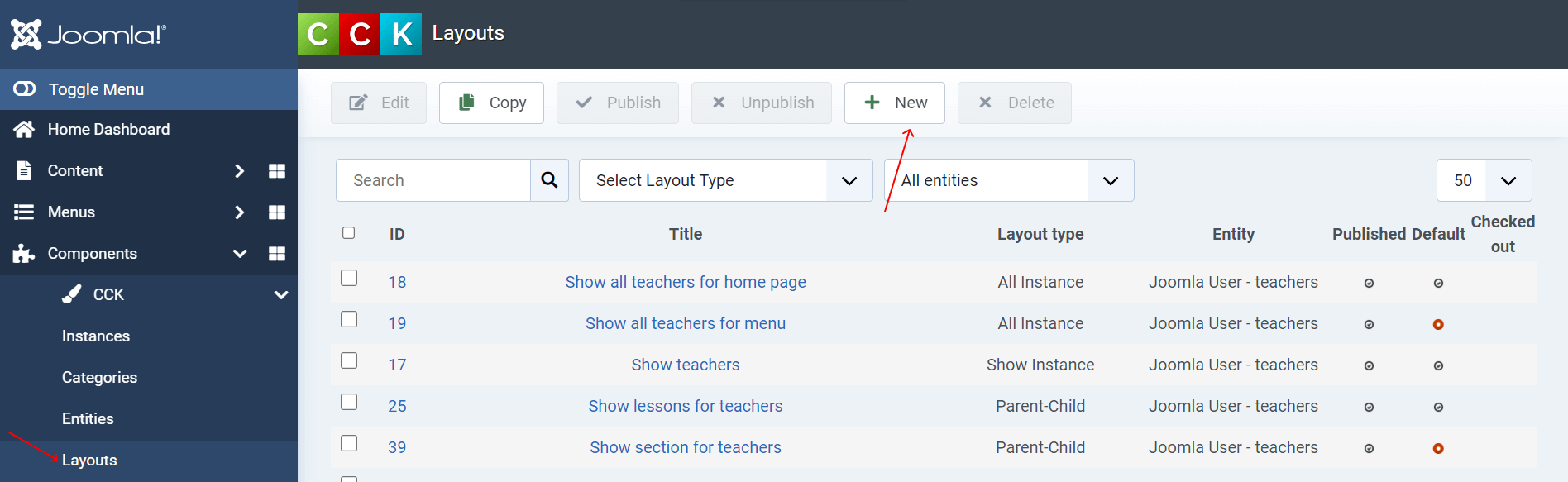 joomla cck layouts