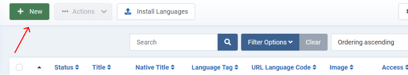 multilingual joomla website add new language manually