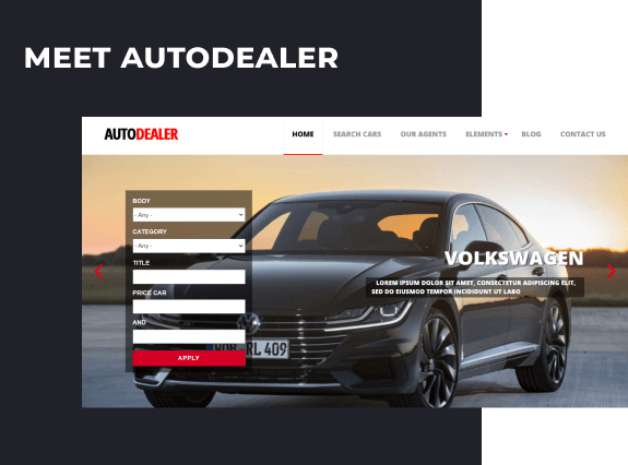 autodealer car dealer drupal theme new