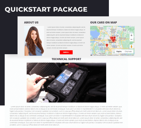 autodealer car dealer drupal theme quickstart