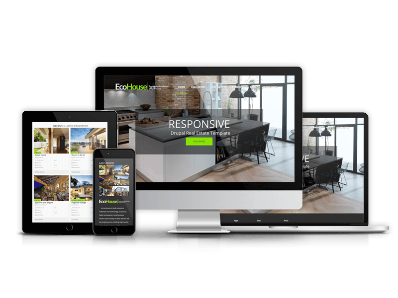 EcoHouse - Drupal Real Estate Theme