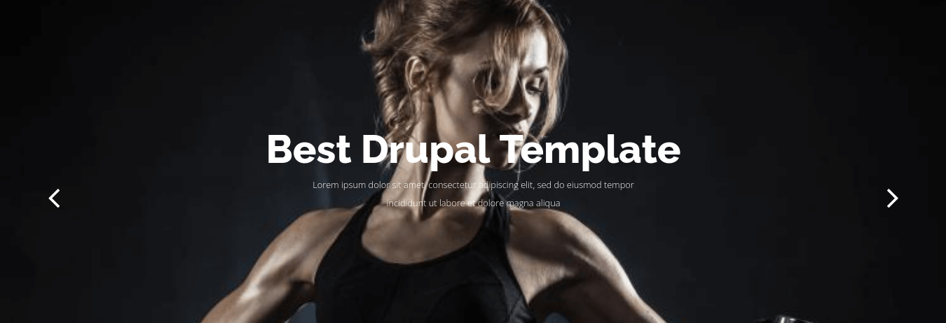 Drupal Sports Theme slideshow