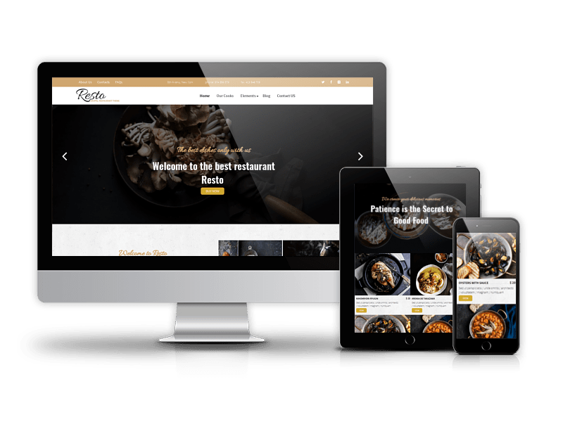 Resto - Drupal Restaurant Theme