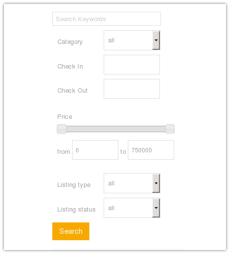 Joomla real estate module Search for real estate manager