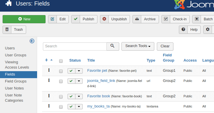 Simple membership, Joomla user profile module settings