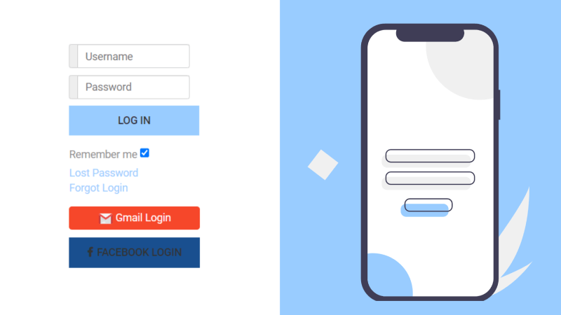 joomla membership login form main