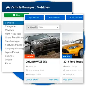 car management features car rental dealer software vehicle manager