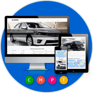 Set of additional modules, plugins to build a car website