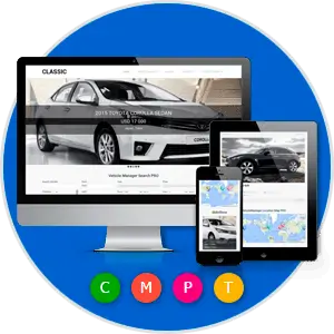 Set of additional modules, plugins to build a car website
