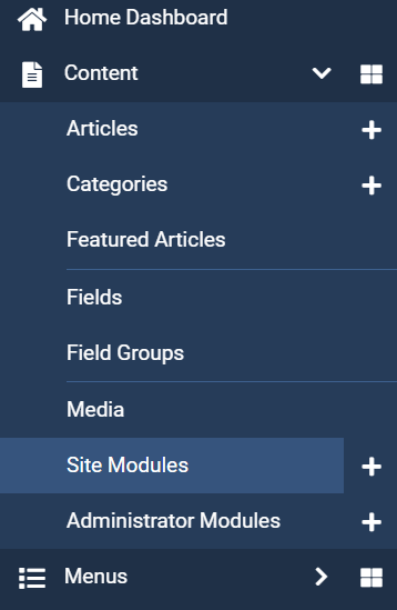 insert gallery in joomla article modules