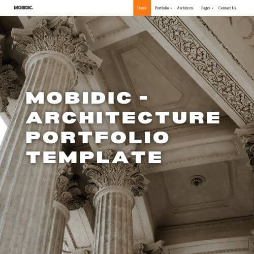 Mobidic - Architecture Portfolio Template