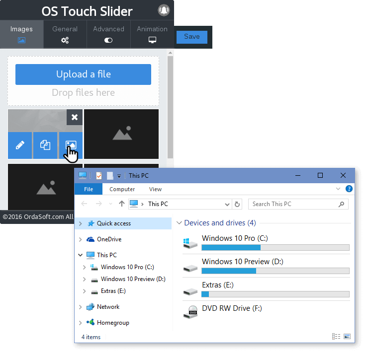 Drag and Drop Feature