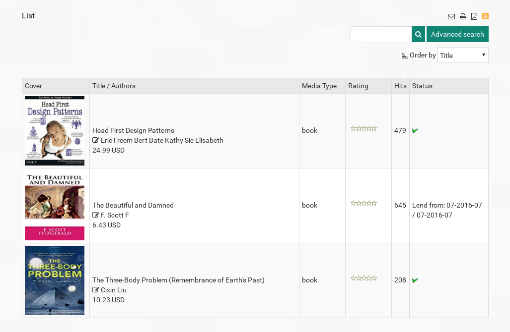 MediaLibrary - Media Availability indication in the frontend