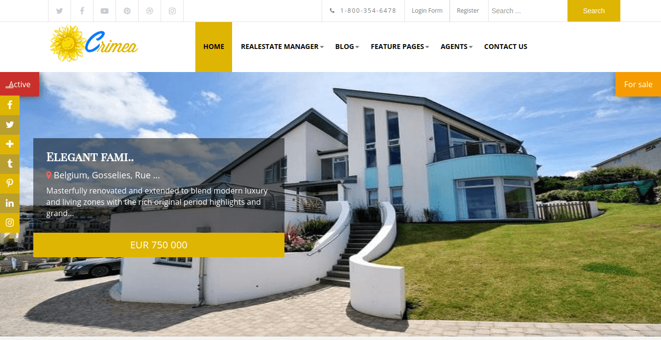 Apartment Real Estate Website Template - Freemium Download