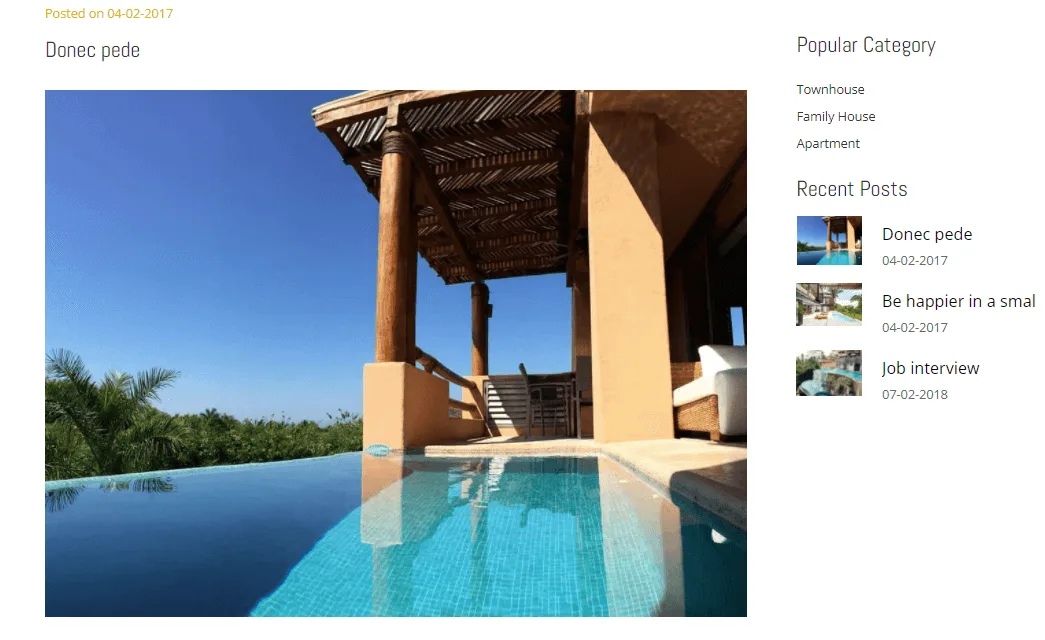 real estate joomla template news