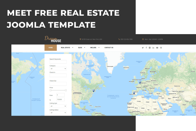 dream house free real estate template main