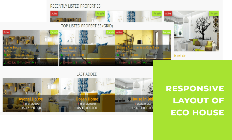 joomla real estate template responsive layout
