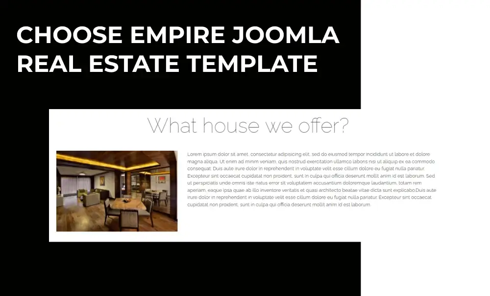 choose empire joomla real estate-template