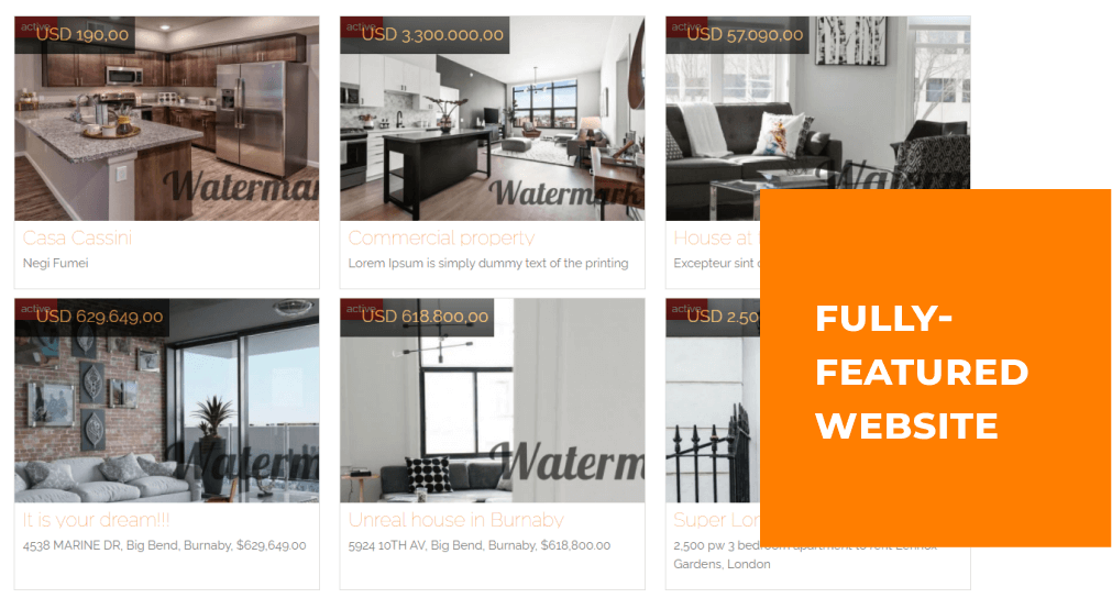 Rental Apartment Website Template