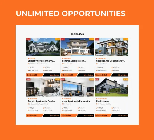 rental apartment Joomla template opportunities