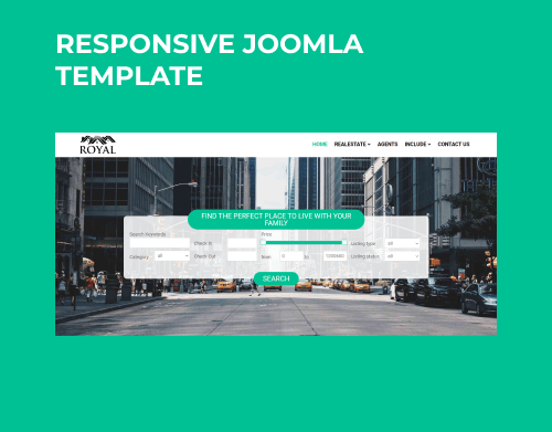 royal estate joomla template responsive