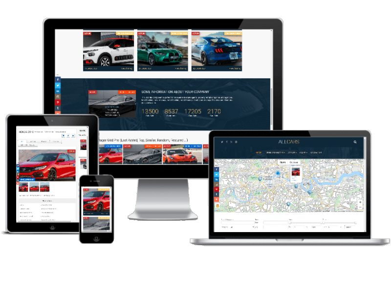 All Cars - Car Dealer website Template