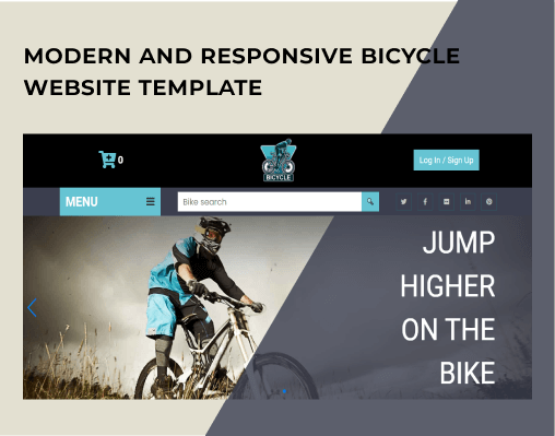 Bicycle website template new