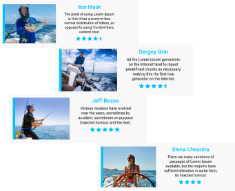 yacht joomla template testimonials