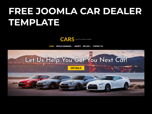 cars free joomla car dealer template main
