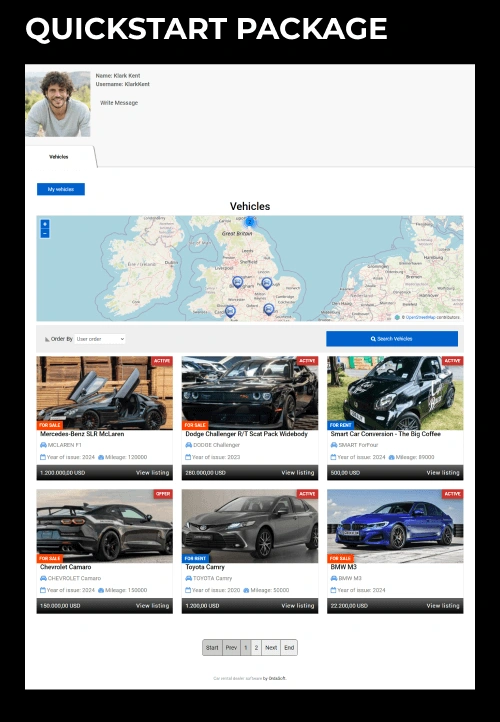 free joomla car dealer template quickstart