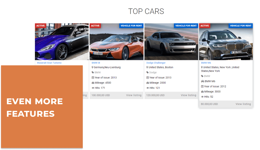 free car joomla template features
