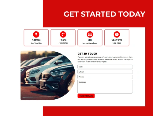 free car joomla template get started