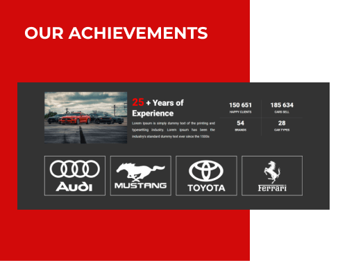 free car joomla template our achievements