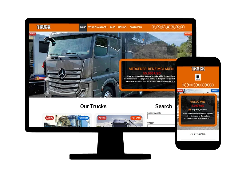 Truck Joomla Template
